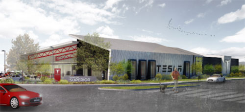 Tesla Service & Sales Center Project Photo
