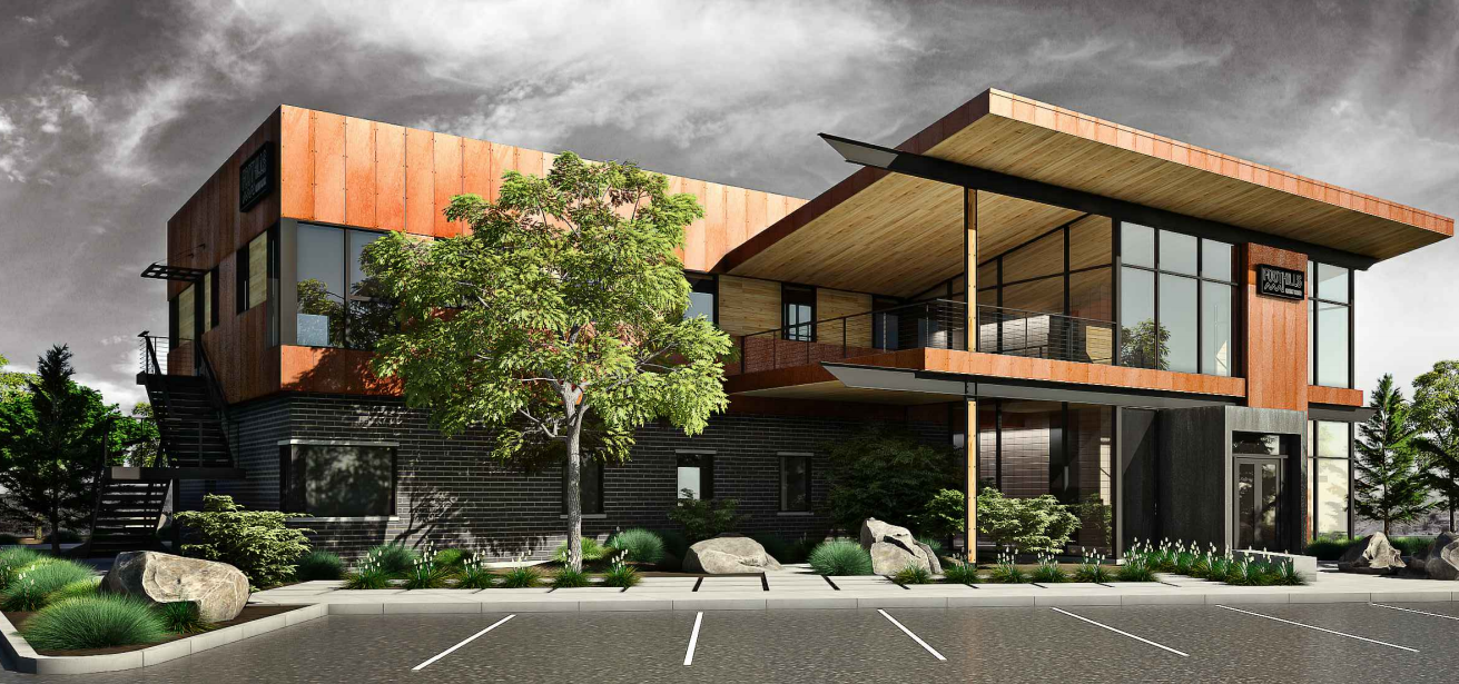 Rendering of the proposed Loveland Foothills Credit Union