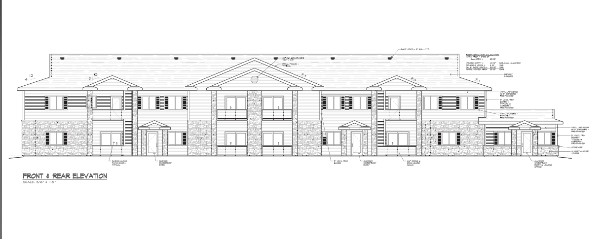 Elevations for Ridgeview North Apartments in Loveland, CO