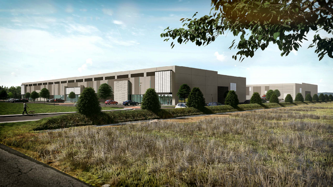 Rendering of Mulberry Connection industrial development in Fort Collins, CO