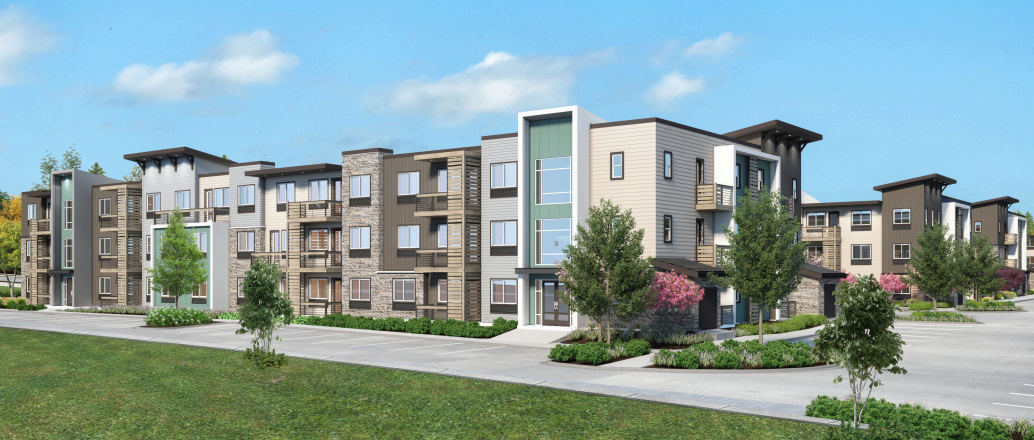 Rendering of Ridgewood Hills development in Fort Collins, CO
