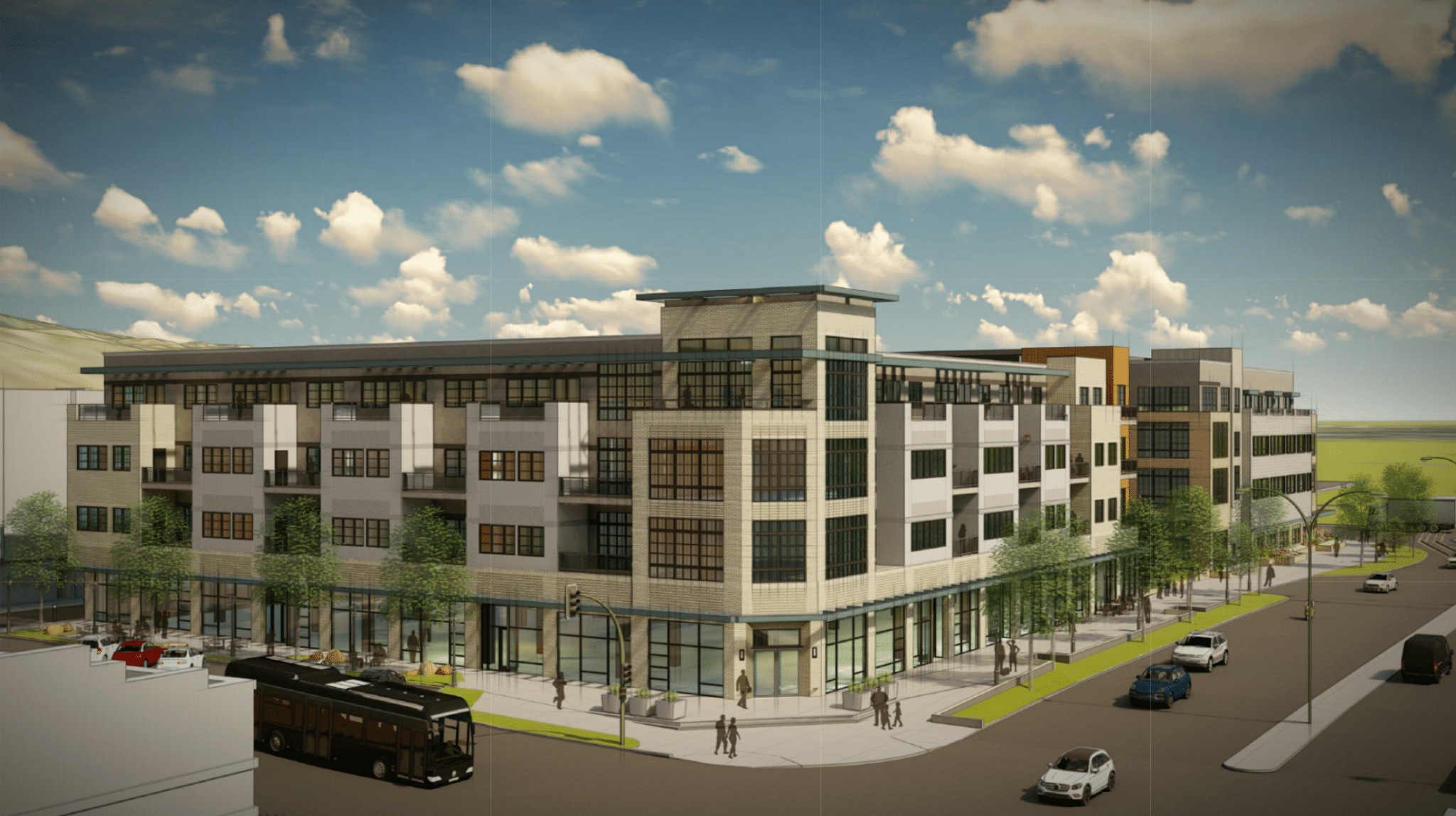 Rendering of proposed Block 23 development in Fort Collins, Colo.