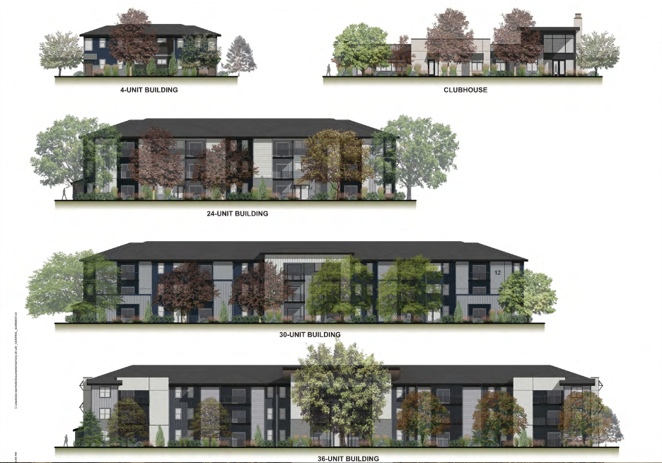 Rendering of H-25 Multifamily apartments in Fort Collins, Colo.