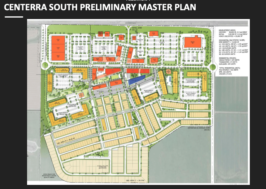 Centerra South master plan