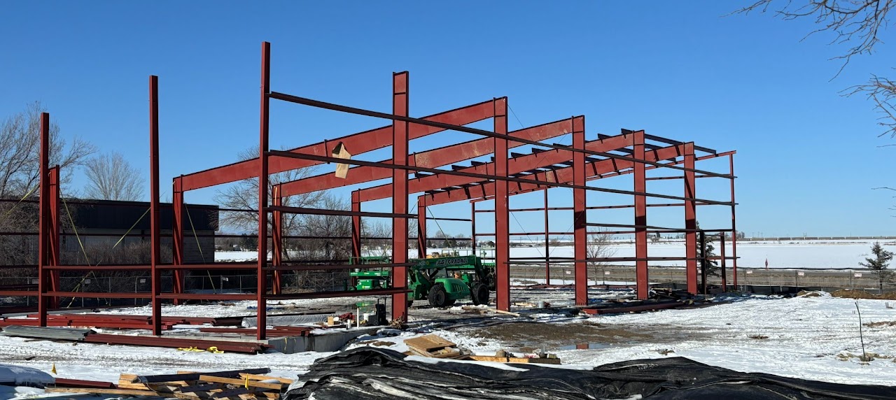 Vista View industrial buildings under construction.